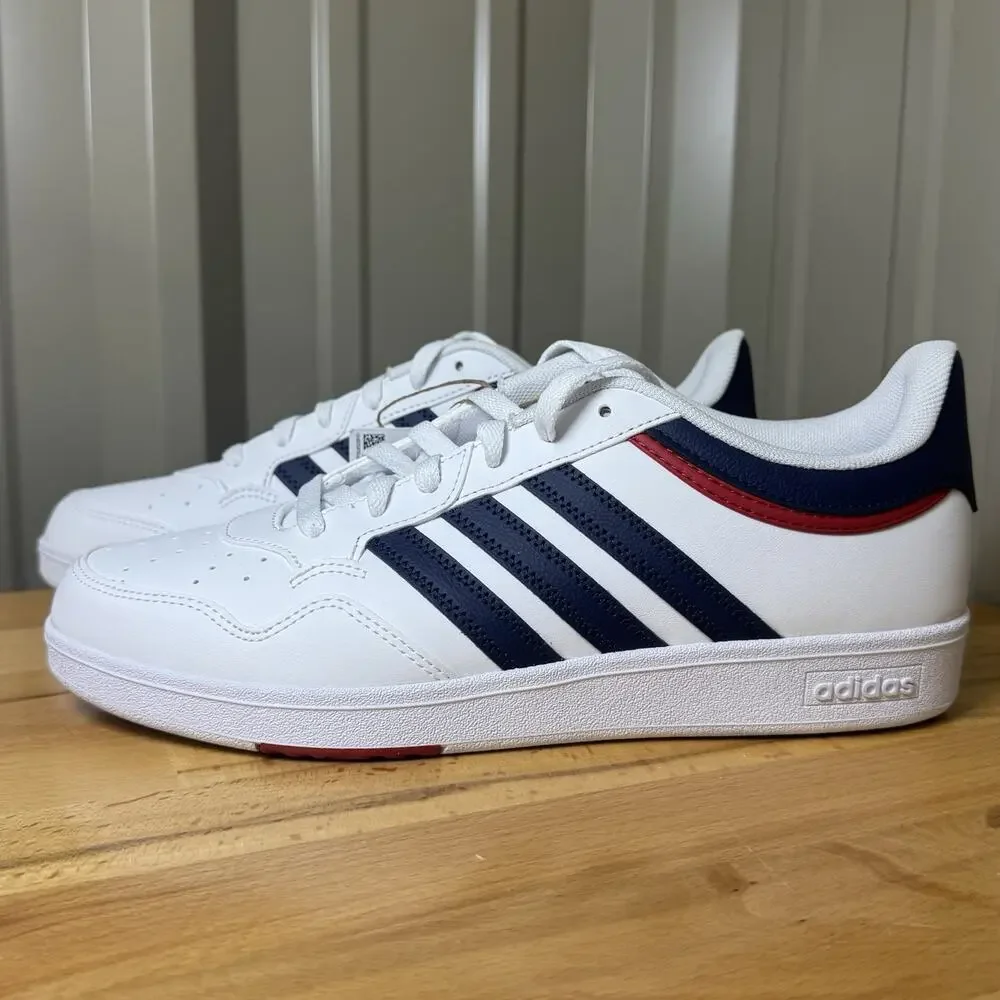 adidas Hoops 4.0 White Navy Red Men Size 9 Women Size 10 JQ9986 NIB